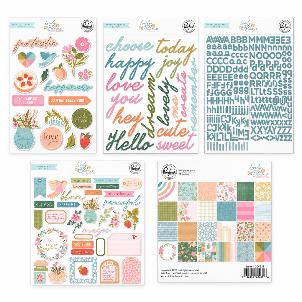 Pinkfresh Studio - Lovely Blooms: Bundle