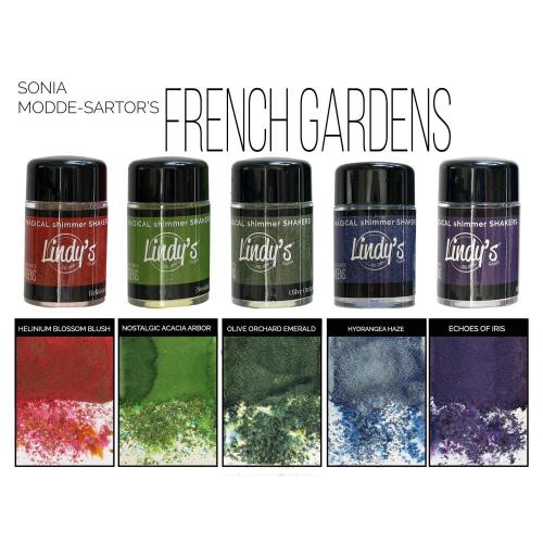 Lindy's Stamp Gang Magical Shaker 2.0 Set Sonia's French Garden