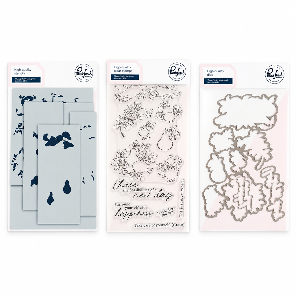 Pinkfresh Studio - Pears & Pomegranates Bundle