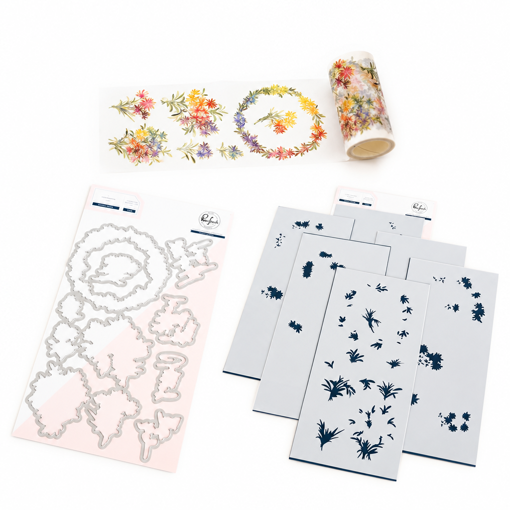 Pinkfresh Studio - Rainbow Daisies Bundle