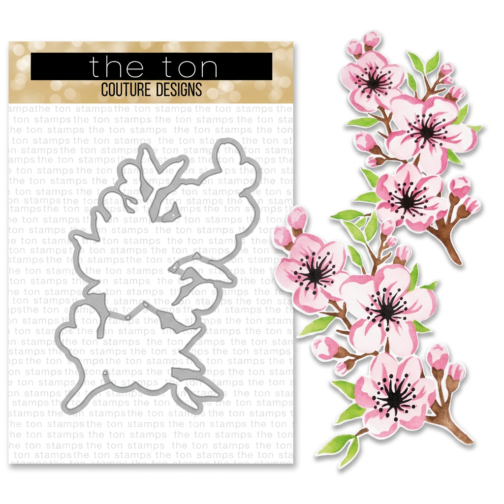 The Ton Stamps - Sweet Cherry Blossoms Bundle