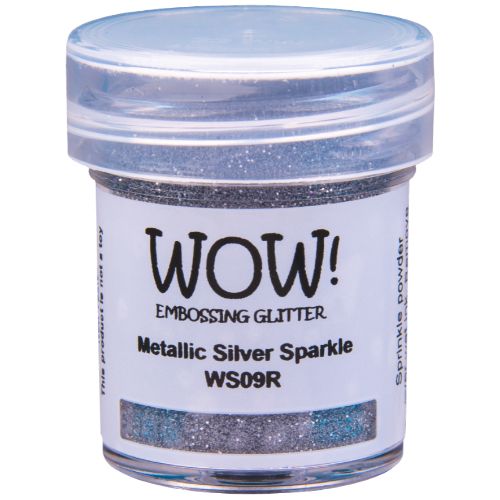 WOW! Embossing Powder 15ml Metallic Silver Sparkle