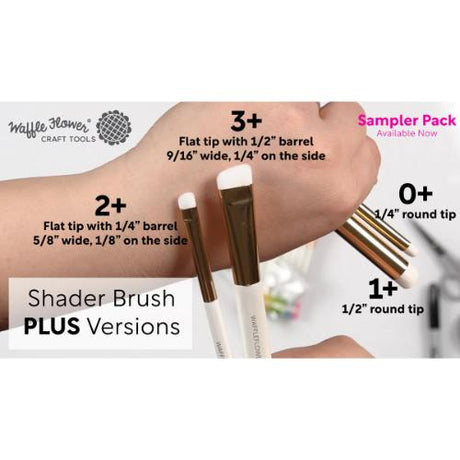 Waffle Flower - Shader Brush PLUS Sampler (4/pk)