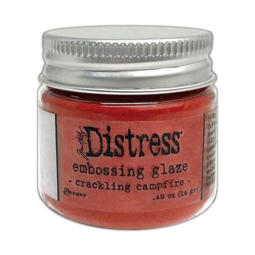 Tim Holtz Distress Embossing Glaze Crackling Campfire