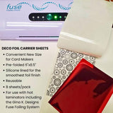 Deco Foil Carrier Sheets 6"X8.5" - 8/Pkg