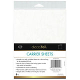 Deco Foil Carrier Sheets 6"X8.5" - 8/Pkg