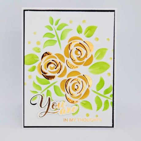 Gina K Designs Fancy Foil 6"X8" 12/Pkg Butterscotch