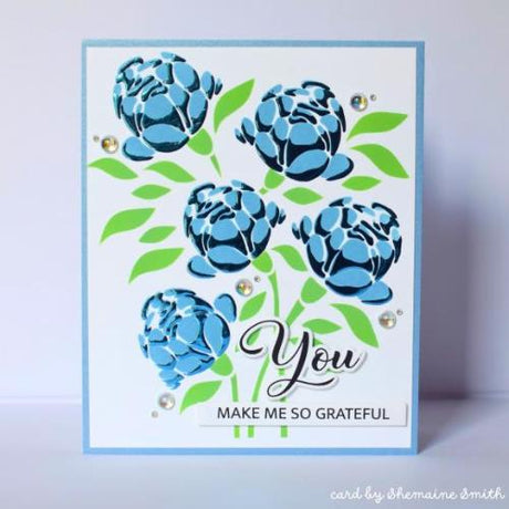 Gina K Designs Fancy Foil 6"X8" 12/Pkg Blue Sky