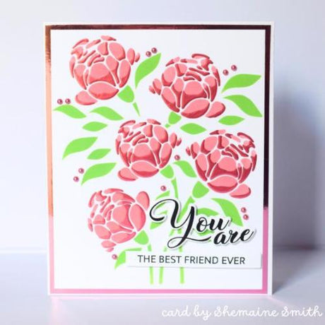 Gina K Designs Fancy Foil 6"X8" 12/Pkg Dusty Rose - Matte Finish