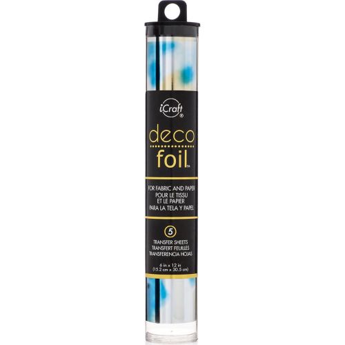 Deco Foil Specialty Transfer Sheets 6"X12" 5/Pkg Lapis Watercolor