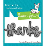 Lawn Fawn - Lawn Cuts - Scripty Thanks Dies
