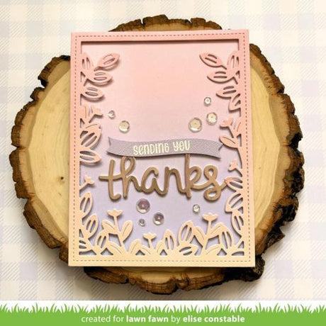 Lawn Fawn - Lawn Cuts - Scripty Thanks Dies