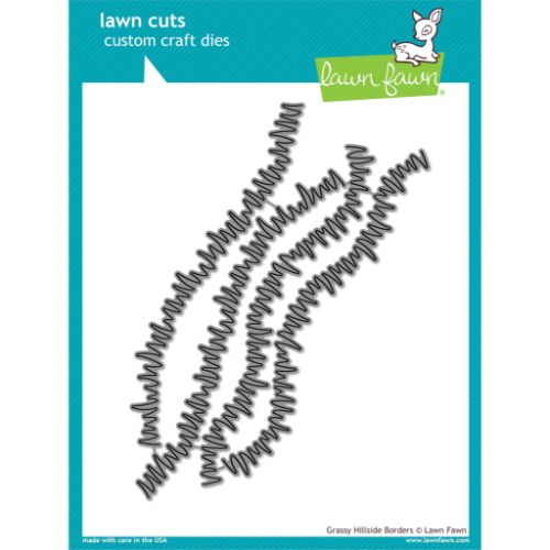 Lawn Fawn - Lawn Cuts - Grassy Hillside Border Dies
