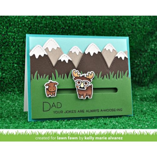 Lawn Fawn - Lawn Cuts - Stitched Mountain Borders Dies
