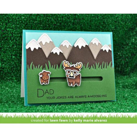 Lawn Fawn - Lawn Cuts - Stitched Mountain Borders Dies
