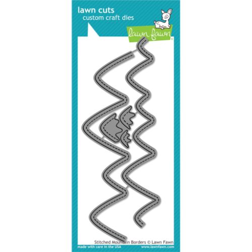 Lawn Fawn - Lawn Cuts - Stitched Mountain Borders Dies