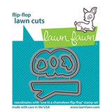 Lawn Fawn - Lawn Cuts - One in a ChameleonFlip-Flop Dies