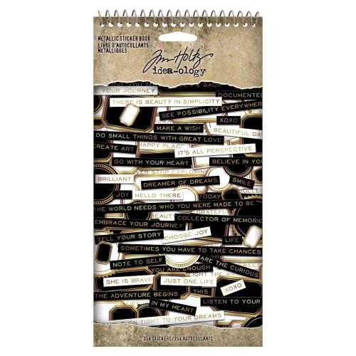 Tim Holtz Metallic Sticker Book (TH94134)