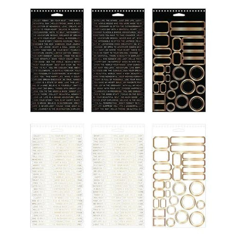 Tim Holtz Metallic Sticker Book (TH94134)