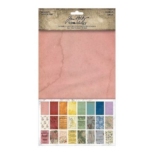 Idea-ology Tim Holtz Backdrops Volume 5