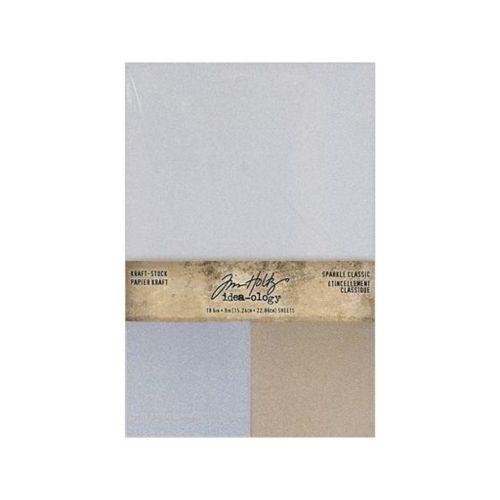 Idea-ology Tim Holtz Kraft Stock Sparkle Classic