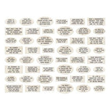 Idea-ology Tim Holtz Quote Chips Labels