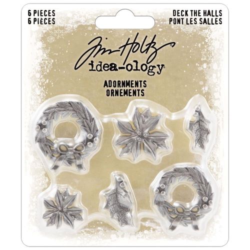 Tim Holtz Idea-Ology Adornments Deck The Halls