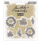 Tim Holtz Idea-Ology Adornments Deck The Halls