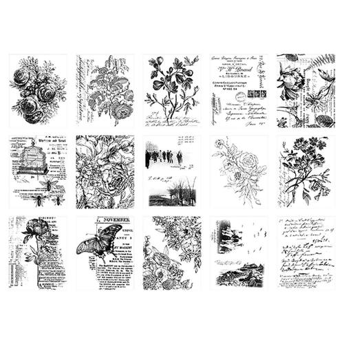 Tim Holtz Idea-ology Collage Paper Serendipity 30 Pieces