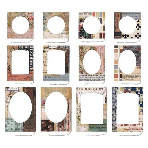 Tim Holtz Idea-ology Layer Frames Montage 12 Pieces