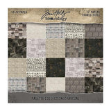 Idea-ology Double-Sided Cardstock 12"X12" 12/Pkg-Palette Collection: Charcoal - Postage as per Actual