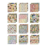 Idea-ology Double-Sided Cardstock 12"X12" 12/Pkg-Palette Collection: Multi - Postage as per Actual