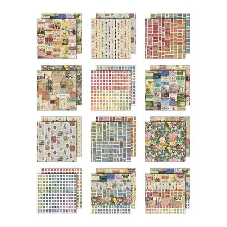 Idea-ology Double-Sided Cardstock 12"X12" 12/Pkg-Palette Collection: Multi - Postage as per Actual