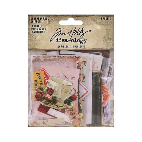 Idea-ology Palette Ephemera Snippets (136pcs)