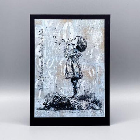 Andy Skinner Pre Cut Rubber Stamp Set Blowing Bubbles (07-0071-AS)