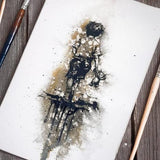 Andy Skinner Pre Cut Rubber Stamp Set Let The Adventure Begin (07-0073-AS)