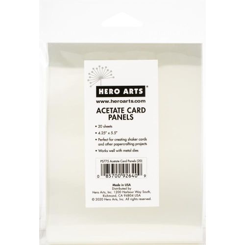 Hero Arts Acetete Card Panels 20/Pkg