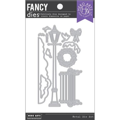 Hero Arts - Snowy Street Lamp Fancy Dies