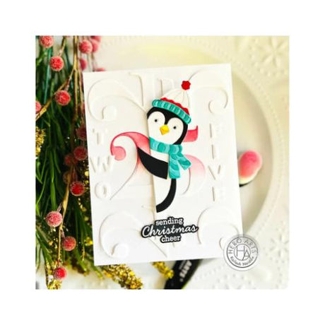 Hero Arts - Peeking Penguin Fancy Die