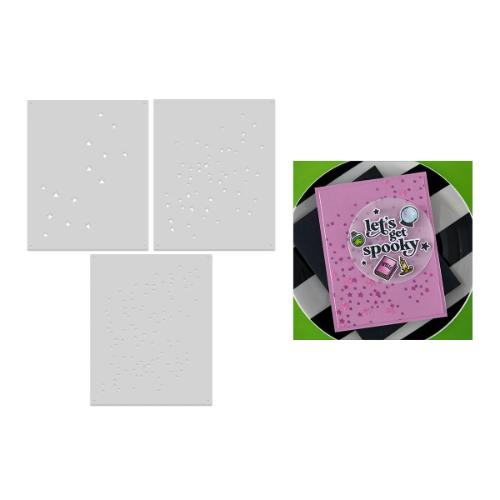 Spellbinders - Color Layering Scattered Stars Stencils