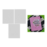 Spellbinders - Color Layering Scattered Stars Stencils