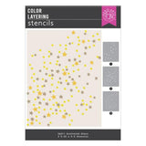 Spellbinders - Color Layering Scattered Stars Stencils
