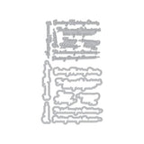 Hero Arts Winter Words Letterpress + Foil & Cut