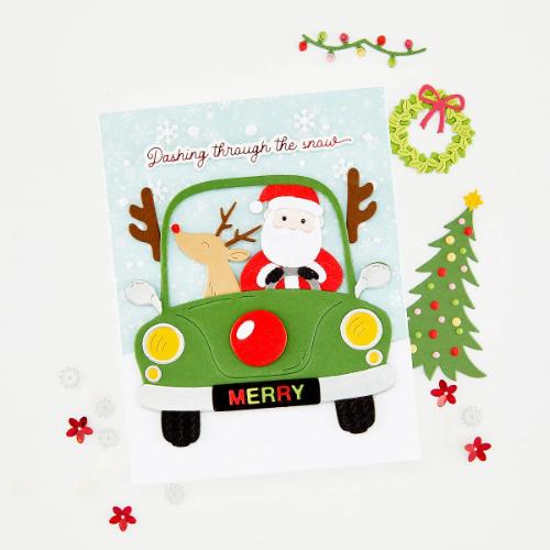 Hero Arts Beep Beep Holiday Extras Die Set