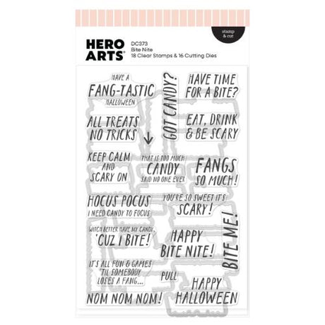 Hero Arts Spooky Smiles Want It All Bundle - Postage as per Actual