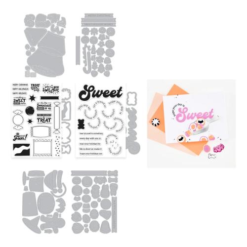 Spellbinders - Beary Sweet Holiday Bundle - Postage as per Actual