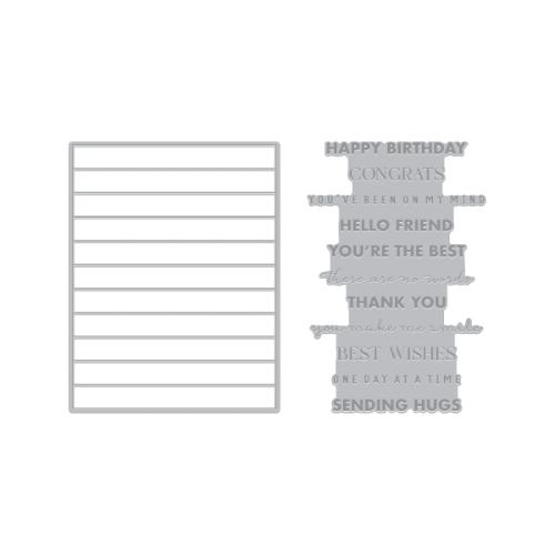 Hero Arts Say It With Style Letterpress & Foil and Die Bundle - Postage as per Actual