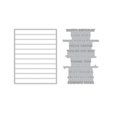 Hero Arts Say It With Style Letterpress & Foil and Die Bundle - Postage as per Actual