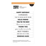 Hero Arts Say It With Style Letterpress & Foil and Die Bundle - Postage as per Actual