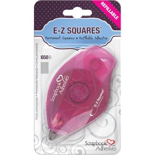 Scrapbook Adhesives E-Z Squares Refillable Dispenser 650/Pkg 01206